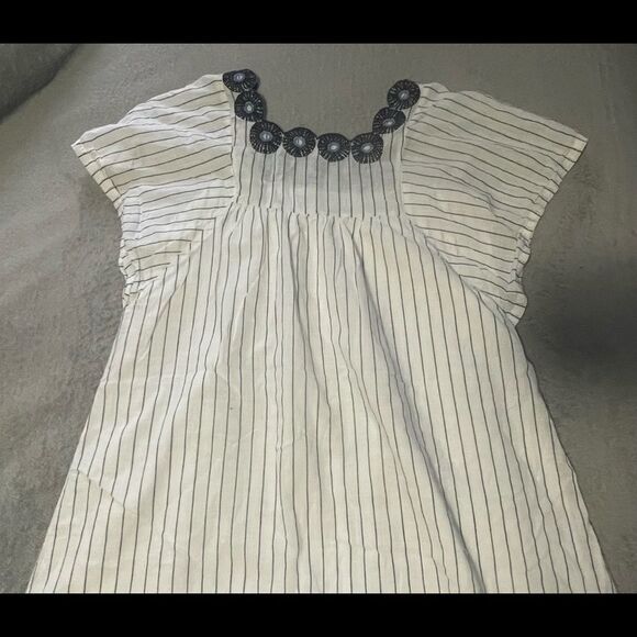 MADEWELL embroidered butterfly dress size xs fits bigger EUC - Picture 6 of 6